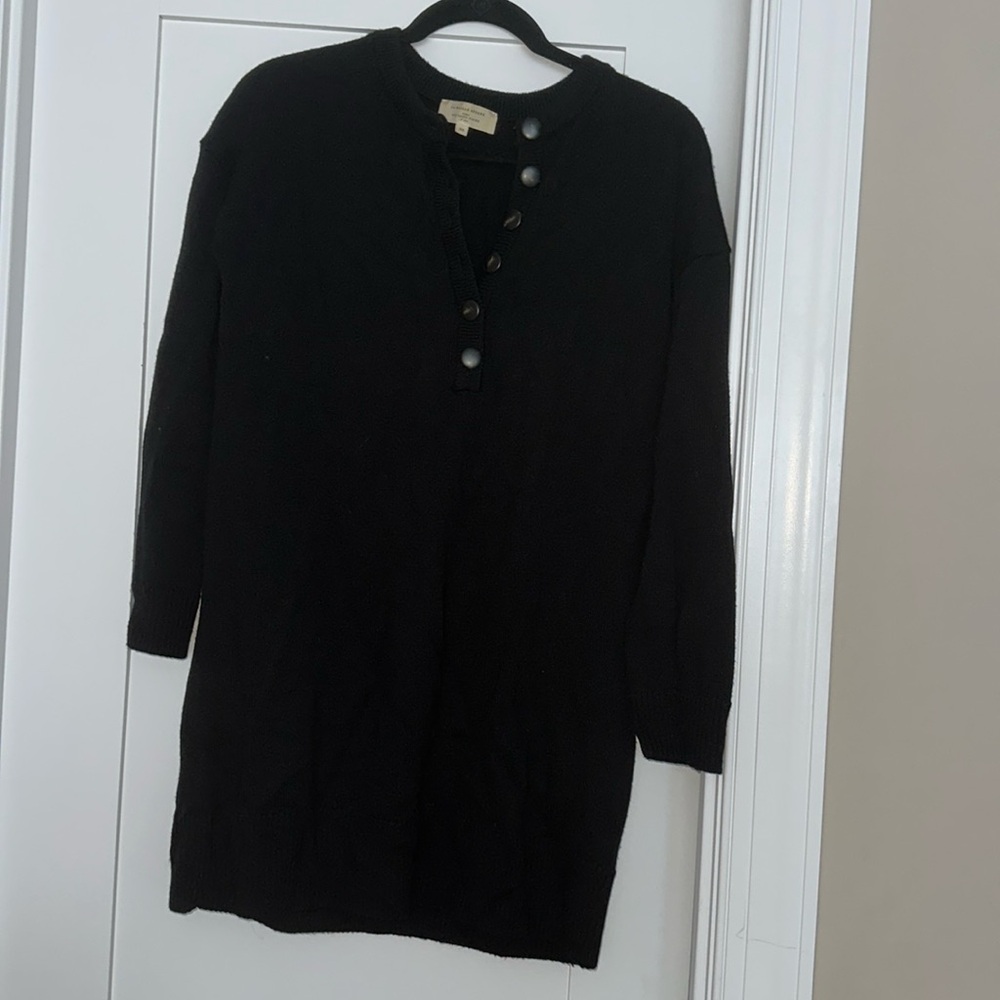 Sezane Black Mini Dress